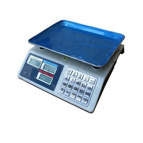 Ваги торговельні електронні від мережі та акумулятора до 40кг з дисплеєм, пам'яттю, металевою заглибленою платформою розміром 34см*24.5см AT-707T, шт<br> Артикул: 132960<br>