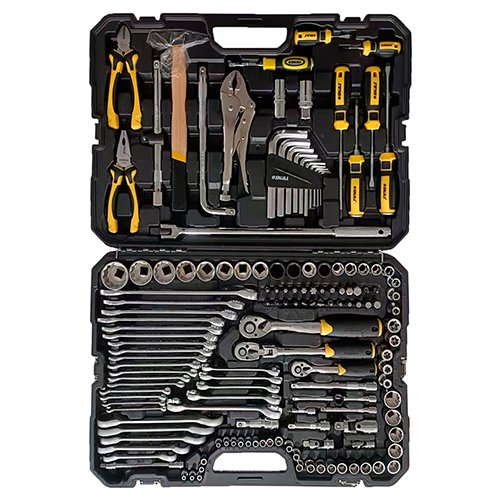 Набір інструменту Sigma насадки торцеві + біти (148шт) 1/4", 3/8", 1/2" CrV (6003801), шт<br> Артикул: 133181<br>