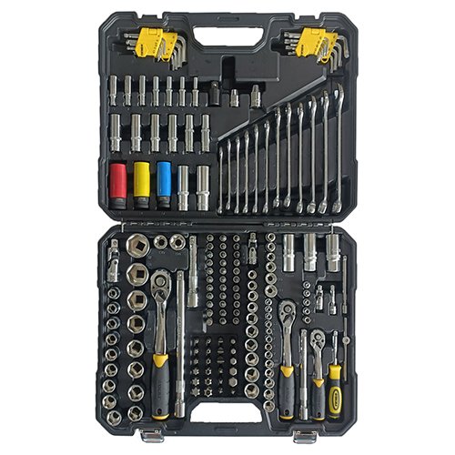 Набір інструменту Sigma насадки торцеві + біти (176шт) 1/4", 3/8", 1/2" CrV (6003821), шт<br> Артикул: 133182<br>