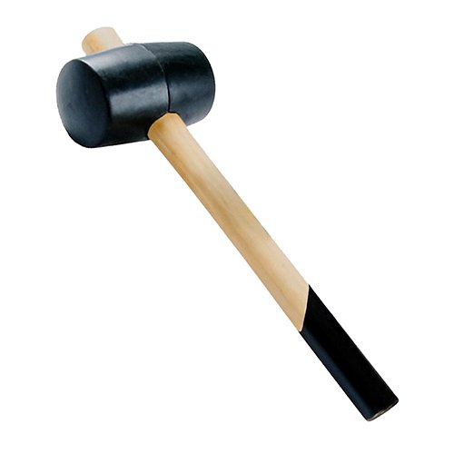 Киянка Sigma гумова чорна (ручка дерево) 450г 4317721, шт<br> Артикул: 133230<br>