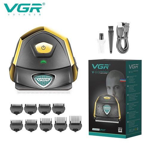 Машинка для стрижки VGR V-910 (9 насадок, IPX7), шт<br> Артикул: 133344<br>
