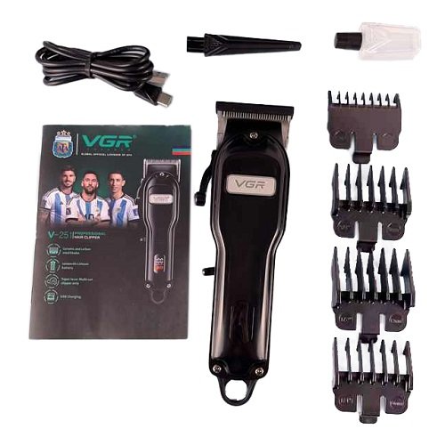 Машинка для стрижки VGR V-251 (4 насадки, LED display), шт<br> Артикул: 133355<br>