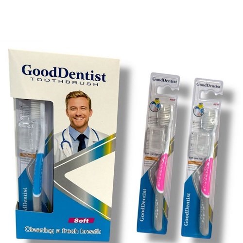 Зубна щітка 501-10НТ прозора з ковпачком на блістері, блист<br> Артикул: 133499<br>