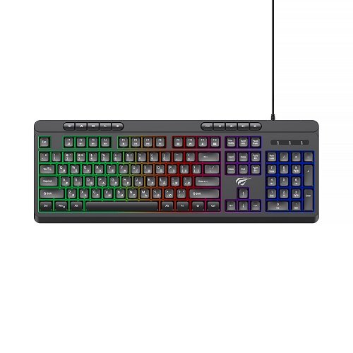 Клавіатура HAVIT HV-KB907L, USB, black, шт<br> Артикул: 133610<br>