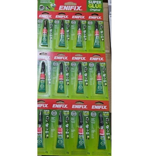 Клей супер ENIFIX ORIGINAL 2гр. 1*12 на блістері C-018-02 (вибивати кратно 12), шт<br> Артикул: 133874<br>