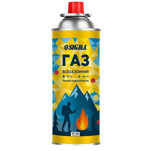 Балон газовий Sigma 227гр. всесезонний (28шт/ящ) 2901871, шт<br> Артикул: 133935<br>