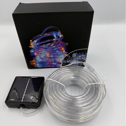 Гірлянда Роса 10метрів 100LED вулична вологостійка від сонячній батареї мульті колір ART-0644, шт<br> Артикул: 133951<br>