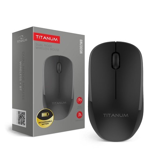 Миша TITANUM MS002WB Wireless USB дворежимна, шт<br> Артикул: 134127<br>