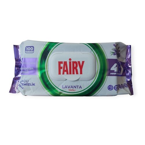 Серв.вл. Fairy 100 psc з клапаном для прибирання лаванда (12шт/ящ), шт<br> Артикул: 134186<br>