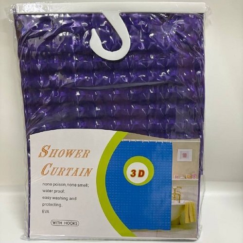 Штори для ванної кімнати №YA-18 (180*180см) 3D, шт<br> Артикул: 134189<br>