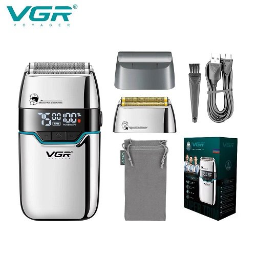 Бритва шейвер VGR V-350 (подвійне лезо, 2 насадки), шт<br> Артикул: 134443<br>