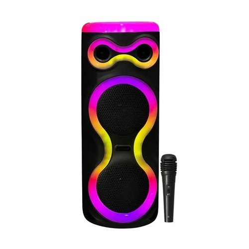 Колонка № MS-2057BT-W міні валіза від мережі та від акумулятора з без дротовим мікрофон USB, SD, FM, AUX, Bluetooth та ручкою, 72см*25см*25см 30ват*2, шт<br> Артикул: 134522<br>