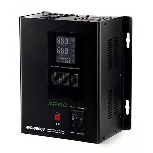 Стабілізатор напруги APRO релейний підвісний  AVR-5000V [852024], шт<br> Артикул: 135552<br>
