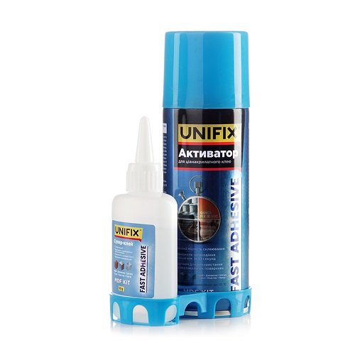 Клей для дерева і МДФ UNIFIX з активатором 200 мл + 50 г [940032], шт<br> Артикул: 137839<br>