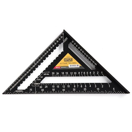 Кутник тесляра СИЛА алюмінієвий Swanson 12'' (300 мм) [500835], шт<br> Артикул: 137840<br>