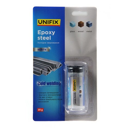 Холодне UNIFIX зварювання біле 28 г (блістер) [940017], шт<br> Артикул: 138101<br>