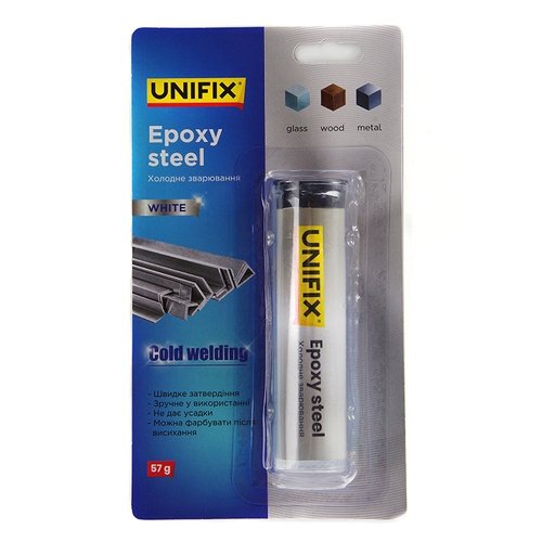 Холодне UNIFIX зварювання біле 57 г (блістер) [940019], шт<br> Артикул: 138103<br>