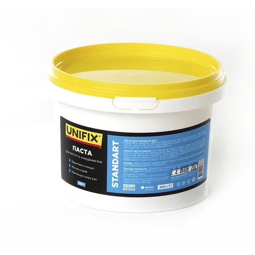 Паста UNIFIX для очищення рук Standart 0,35 кг (відерце) [951224], шт<br> Артикул: 138244<br>