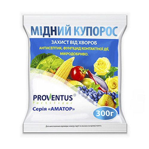 Мідний купорос AgroProtection Proventus "Аматор" 300г [6325], шт<br> Артикул: 140380<br>