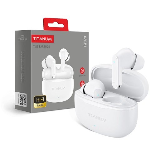 Навушники бездротові Bluetooth TITANUM TA-TW373 вакум., шт<br> Артикул: 140889<br>