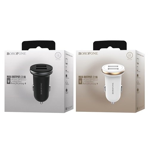 АЗП BOROFONE BZ5 2USB/2.1A, шт<br> Артикул: 141178<br>